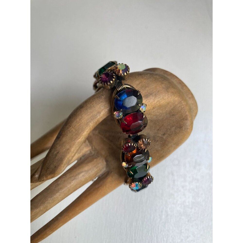Weiss Multi Color Rhinestone Bracelet -READ - Picture 16 of 16